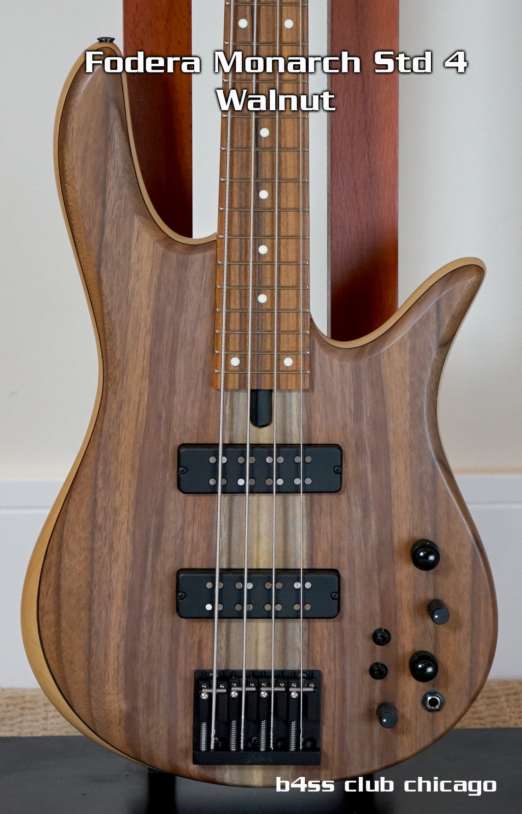 Fodera Monarch 4 Standard Walnut 11406